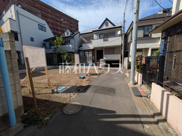 接道状況および現場風景　【杉並区高井戸東２丁目】