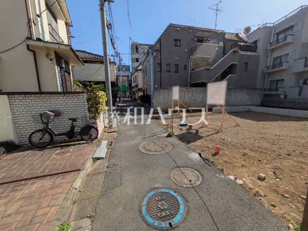 接道状況および現場風景　【杉並区高井戸東２丁目】