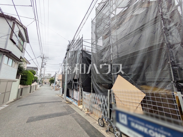 接道状況および現場風景 【練馬区東大泉2丁目】 接道状況および現場風景 【練馬区東大泉2丁目】