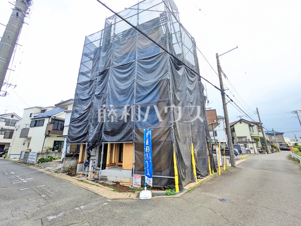 接道状況および現場風景 【志木市上宗岡1丁目】 接道状況および現場風景 【志木市上宗岡1丁目】