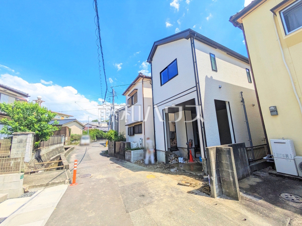 接道状況および現場風景　【福岡市東区香椎駅東１丁目】