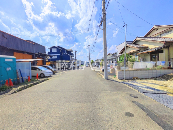 接道状況および現場風景　【春日井市白山町６丁目】