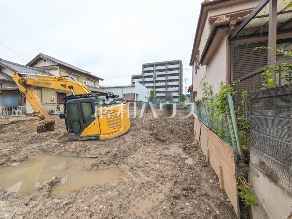 2号棟付近　現場風景　【春日井市白山町６丁目】