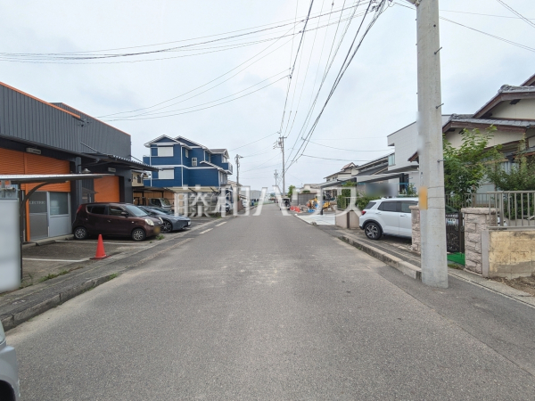 接道状況および現場風景　【春日井市白山町６丁目】