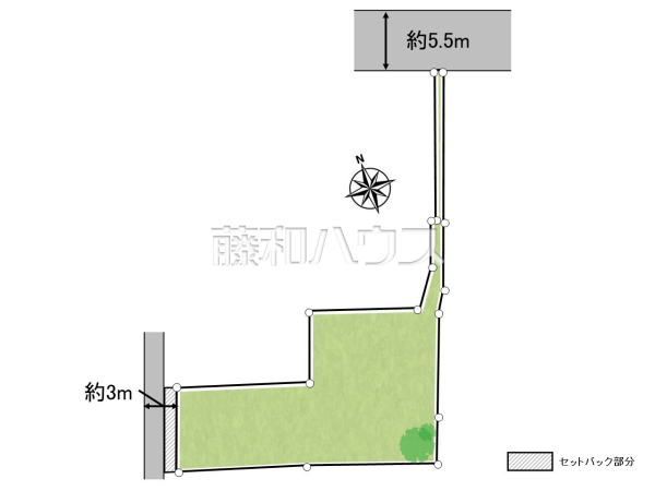 全体区画図　【調布市調布ケ丘２丁目】