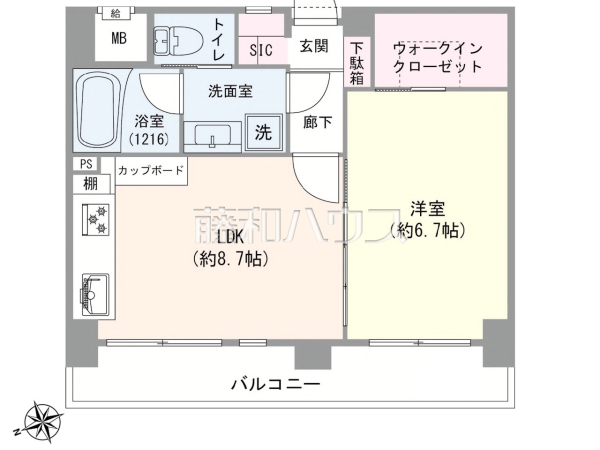 間取図　【シティライブ武蔵小金井3】