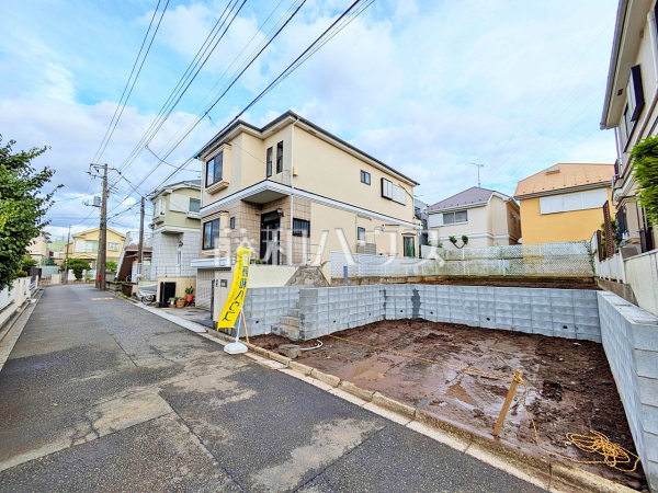 接道状況および現場風景　【狛江市西野川４丁目】