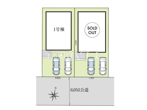 全体区画図　【糸満市西崎２丁目】