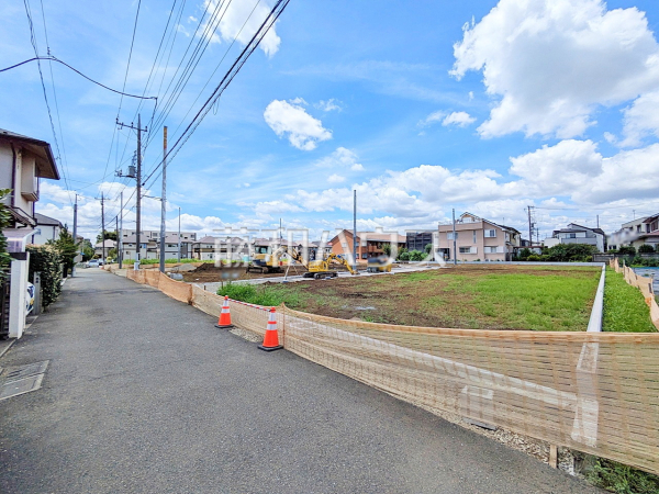 接道状況および現場風景　【小金井市貫井南町５丁目】