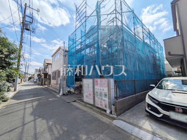 接道状況および現場風景　【練馬区上石神井南町】