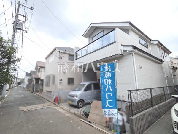 接道状況および現場風景　【練馬区上石神井南町】