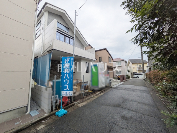 接道状況および現場風景　【練馬区上石神井南町】