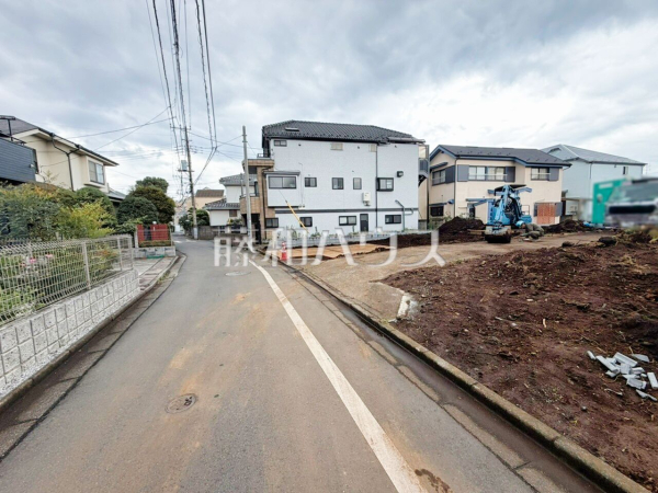 接道状況および現場風景　【西東京市下保谷５丁目】