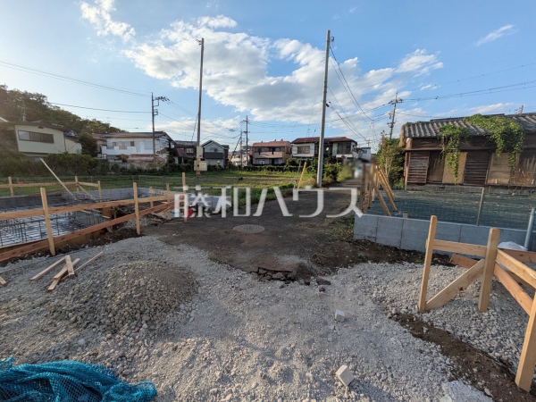 接道状況および現場風景　【調布市深大寺南町４丁目】