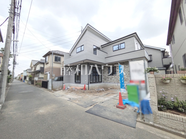 接道状況および現場風景　【三鷹市井口４丁目】