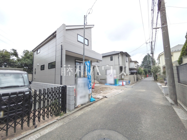 接道状況および現場風景　【三鷹市井口４丁目】
