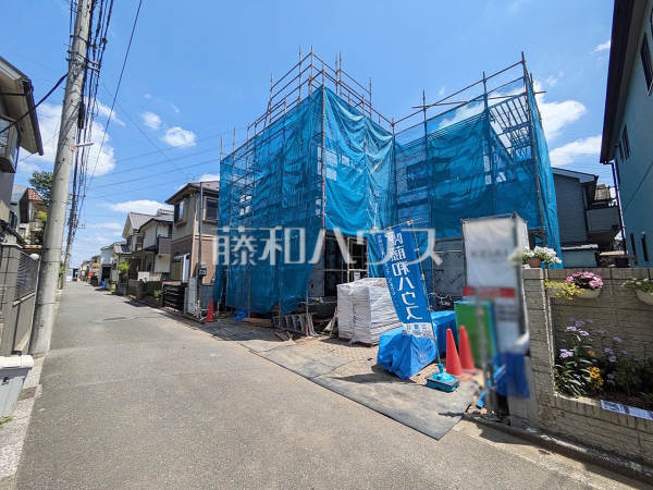 接道状況および現場風景　【三鷹市井口４丁目】