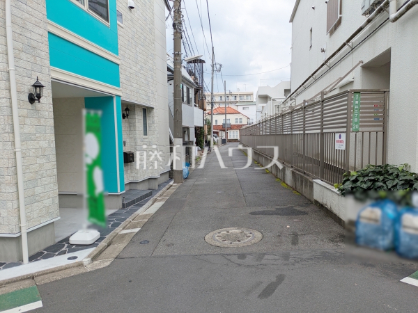 接道状況および現場風景　【練馬区貫井３丁目】
