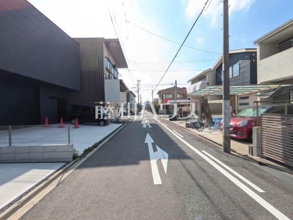 接道状況および現場風景　【名古屋市北区八代町２丁目】