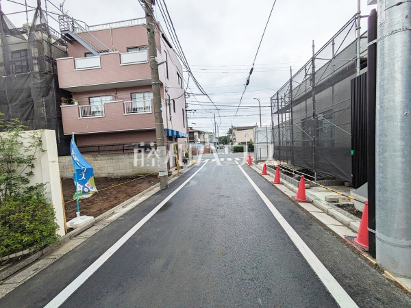 接道状況および現場風景　【杉並区井草１丁目】
