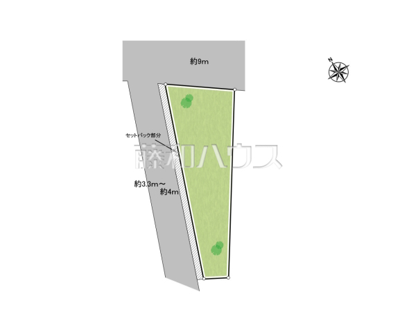 全体区画図　【三鷹市中原２丁目】