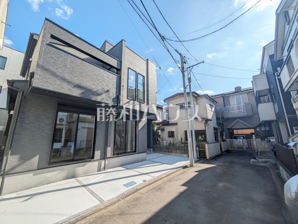 接道状況および現場風景　【所沢市けやき台１丁目】
