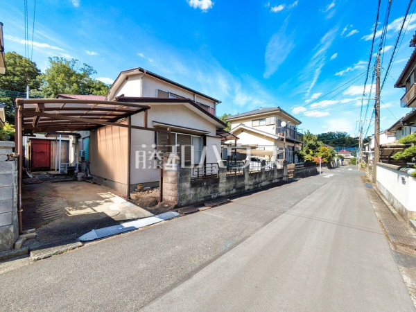 接道状況および現場風景(現況：古屋有)　【八王子市元八王子町１丁目】