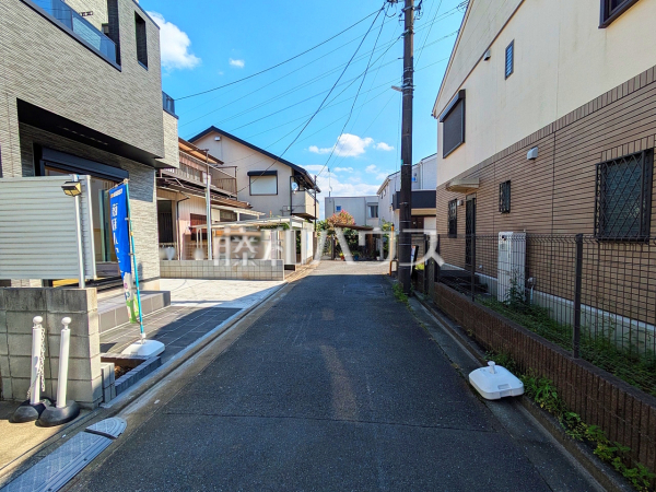 接道状況および現場風景 【杉並区成田東1丁目】 接道状況および現場風景 【杉並区成田東1丁目】