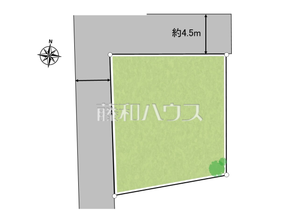 全体区画図　【八王子市横川町】