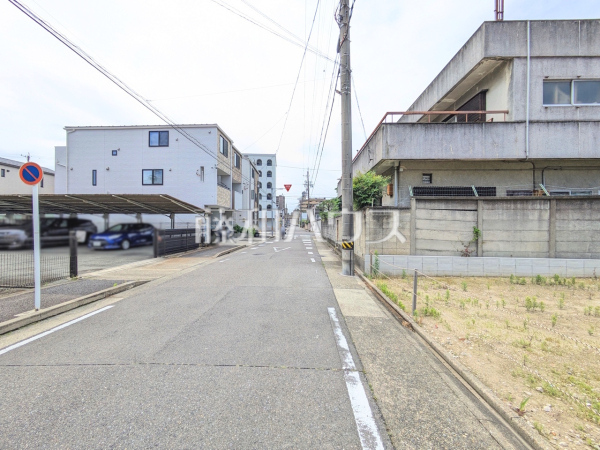 接道状況および現場風景　【名古屋市北区杉村１丁目】