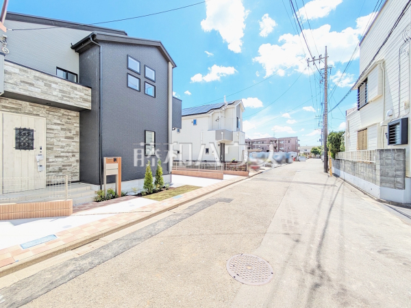 接道状況および現場風景 【国立市富士見台1丁目】 接道状況および現場風景 【国立市富士見台1丁目】