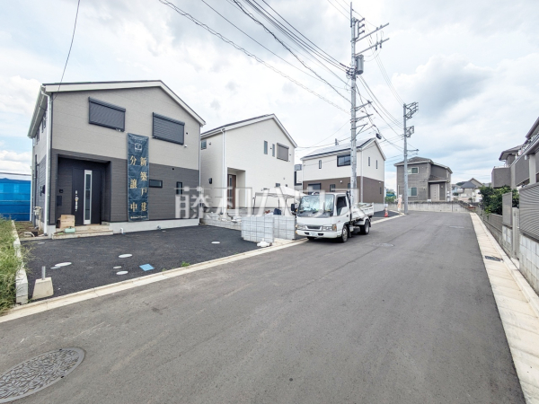接道状況および現場風景　【清瀬市下宿１丁目】
