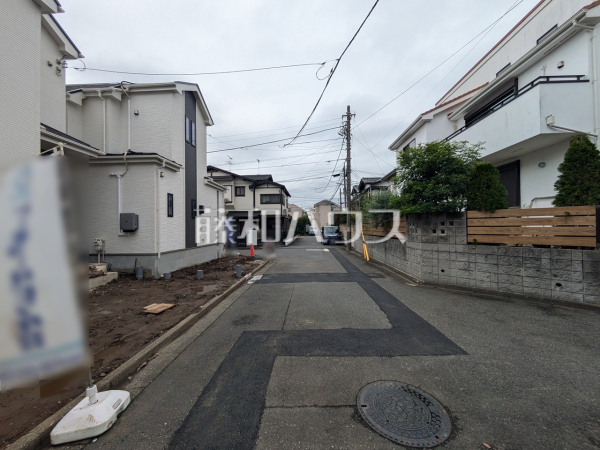 接道状況および現場風景 【調布市染地2丁目】 接道状況および現場風景 【調布市染地2丁目】