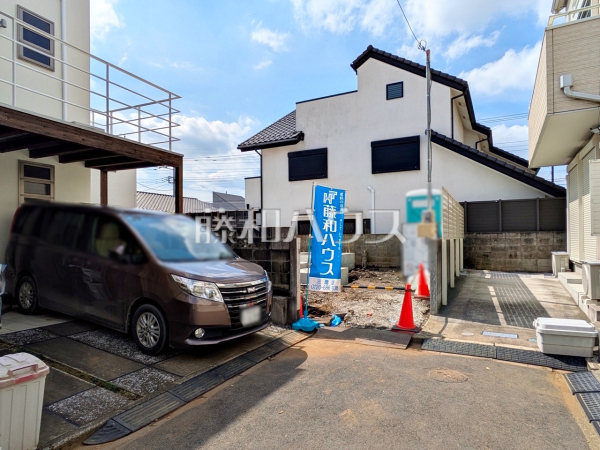 接道状況および現場風景　【三鷹市井口４丁目】
