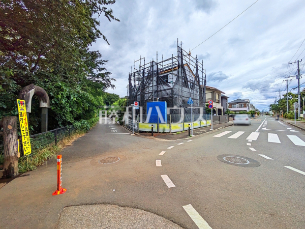 接道状況および現場風景　【小平市津田町２丁目】