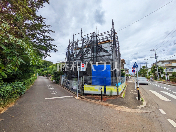接道状況および現場風景　【小平市津田町２丁目】