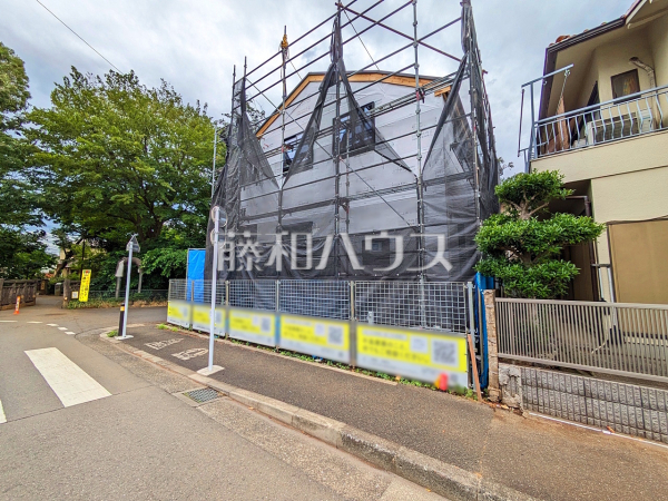 接道状況および現場風景　【小平市津田町２丁目】