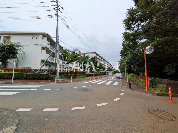 接道状況および現場風景　【小平市津田町２丁目】