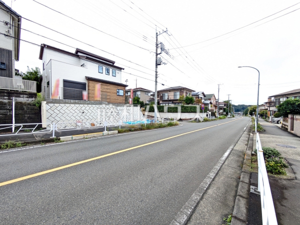 接道状況および現場風景　【八王子市片倉町】