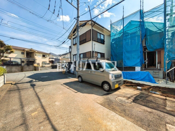 接道状況および現場風景　【八王子市椚田町】