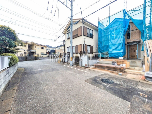 接道状況および現場風景　【八王子市椚田町】