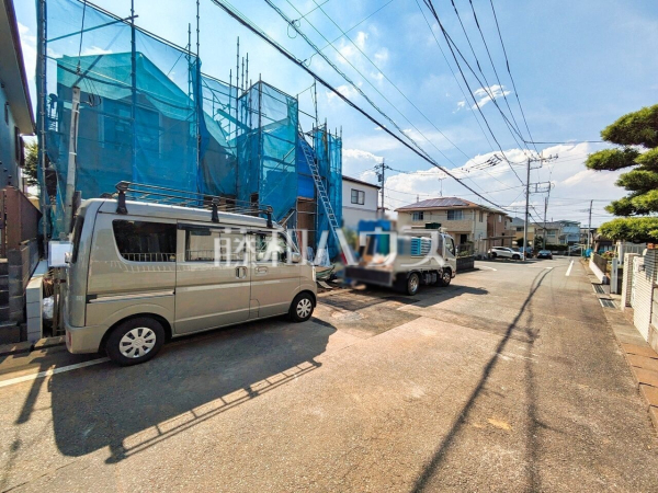 接道状況および現場風景　【八王子市椚田町】