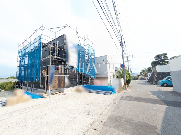 接道状況および現場風景　【福岡市東区多々良２丁目】