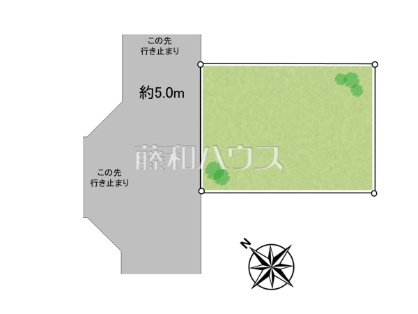 全体区画図　【狛江市中和泉２丁目】