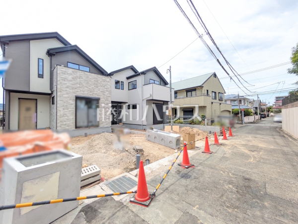 接道状況および現場風景　【福岡市早良区飯倉６丁目】
