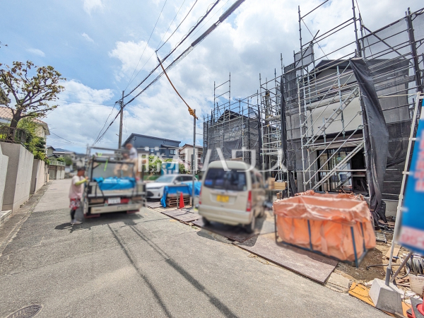 接道状況および現場風景 【福岡市早良区飯倉6丁目】 接道状況および現場風景 【福岡市早良区飯倉6丁目】