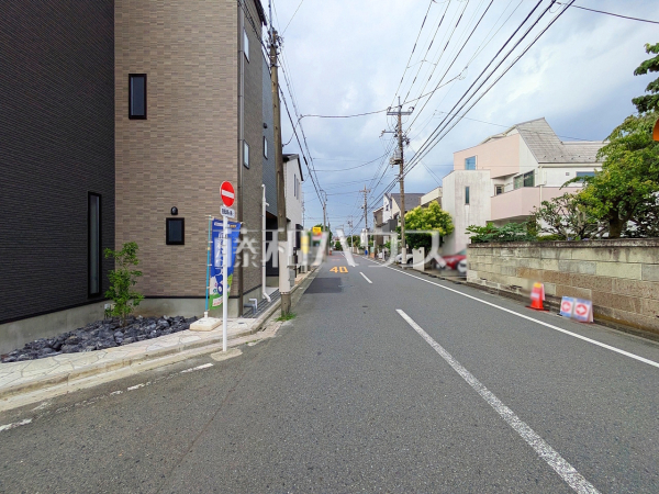 接道状況および現場風景　【杉並区南荻窪１丁目】
