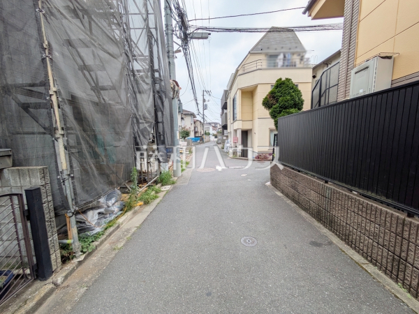 接道状況および現場風景　【中野区野方１丁目】