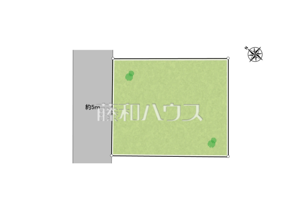 全体区画図　【八王子市絹ケ丘２丁目】