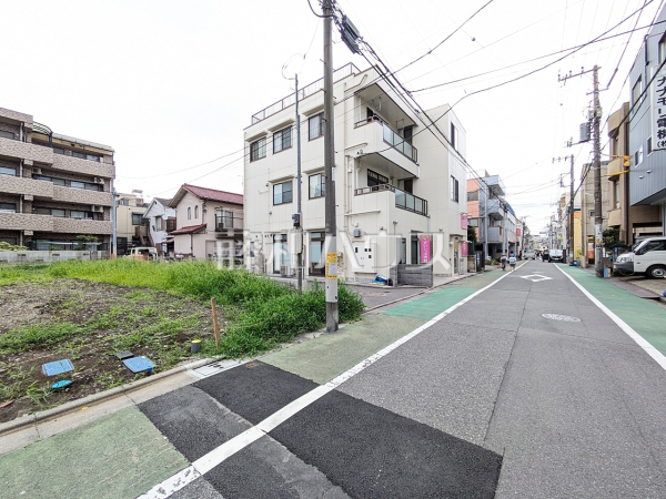 接道状況および現場風景　【板橋区東新町２丁目】